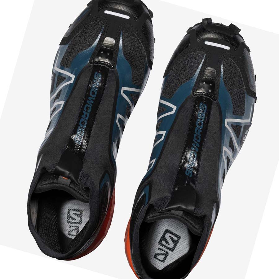 Tenis Salomon SNOWCROSS ADVANCED Hombre Negros Azules Naranjas | MX 3443PJJ